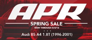 Audi B5 A4 APR Spring Sale