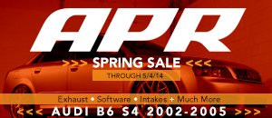 Audi B6 S4 APR Spring Sale