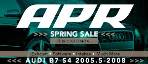 Audi B7 S4 APR Spring Sale