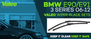 BMW E90 E91 Valeo Wiper Blade Sets