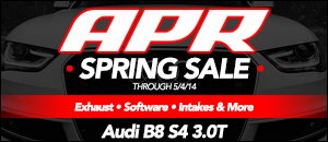 Audi B8 S4 3.0T APR Spring Sale