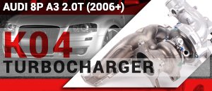Audi 8P A3 2.0T K04 Turbocharger