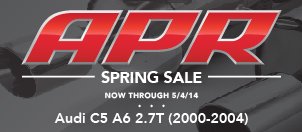 Audi C5 A6 2.7T APR Spring Sale