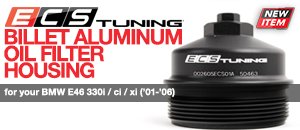 BMW E46 3 Series Billet Aluminum Oil Filter Housing