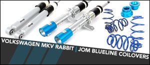 Volkswagen MKV Rabbit JOM Blueline Coilovers