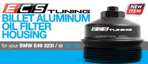 BMW E46 323i Series Billet Aluminum Oil Filter Housing