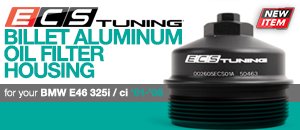 BMW E46 325i Series Billet Aluminum Oil Filter Housing