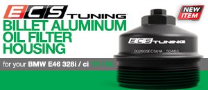 BMW E46 328i Series Billet Aluminum Oil Filter Housing