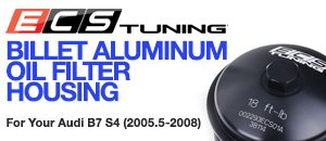 Audi B7 S4 Billet Aluminum Oil Filter Housing