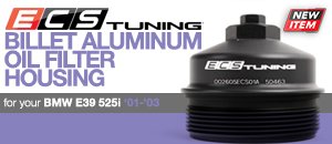 BMW E39 525i Series Billet Aluminum Oil Filter Housing