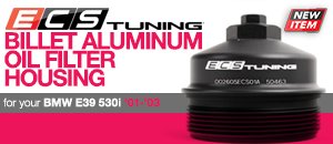 BMW E39 530i Series Billet Aluminum Oil Filter Housing