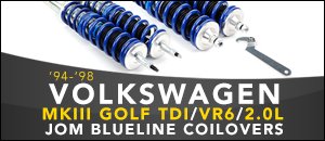 Volkswagen MKIII Golf JOM Blueline Coilovers