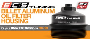 BMW E36 328i Series Billet Aluminum Oil Filter Housing