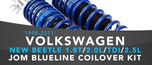 VW New Beetle JOM Blueline Coilovers