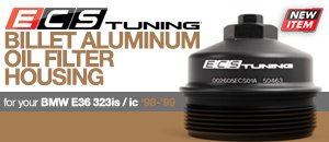 BMW E36 323i Series Billet Aluminum Oil Filter Housing
