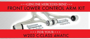 Mercedes W203 C-Class 4Matic Front Lower Control Arms
