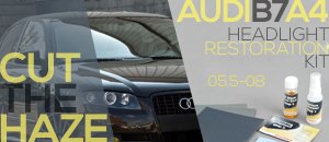 Audi B7 A4 Headlight Lens Restoration Kit