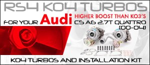 Audi C5 A6 K04 Turbocharger With ECS Installation Kit
