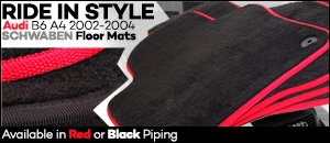 Audi B6 A4 Schwaben Floor Mats