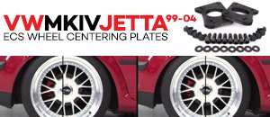 VW MKIV Jetta ECS Wheel Centering Plates