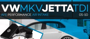 VW MKV Jetta TDI AFE Performance Intake Kit