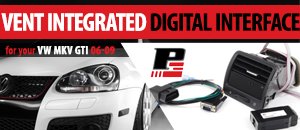 VW MKV GTI P3Cars Vent Integrated Digital Interface