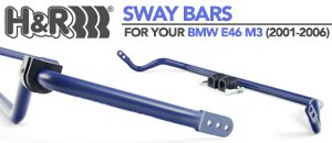 BMW E46 M3 H&R Sway Bars