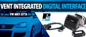 VW MKV Jetta P3Cars Vent Integrated Digital Interface