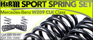 Mercedes-Benz W209 CLK Class Sport Springs