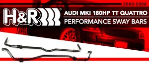 Audi MKI 180hp TT Quattro H&R Sway Bars