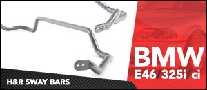 BMW E46 325i/ci H&R Sway Bars