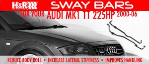 Audi MKI 225hp TT H&R Sway Bars