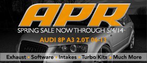 Audi 8P A3 2.0T APR Spring Sale