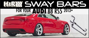 AUDI B8 RS5 H&R Sway Bars