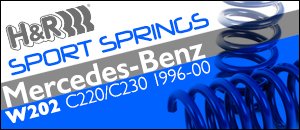Mercedes-Benz W202 C-Class H&R Sport Springs