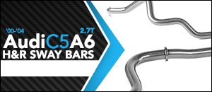 Audi C5 A6 2.7T Adjustable H&R Sway Bars