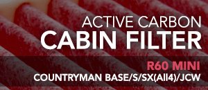 R60 MINI Countryman Active Carbon Cabin Air Filter