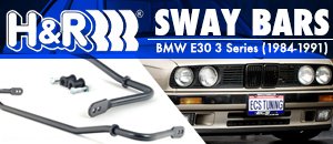 BMW E30 3 Series H&R Sway Bars