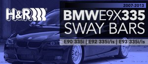 BMW E9x 335 H&R Sway Bars