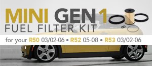 MINI Gen1 R50 R52 R53 Fuel Filter Kit