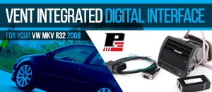 VW MKV R32 P3Cars Vent Integrated Digital Interface