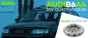 Audi B6 A4 30V Quattro Valeo Clutch Kit