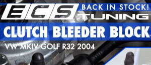 VW MKIV R32 ECS Clutch Bleeder Block