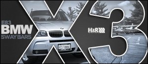 BMW E83 X3 H&R Sway Bars