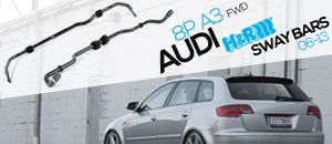 Audi 8P A3 FWD H&R Sway Bars