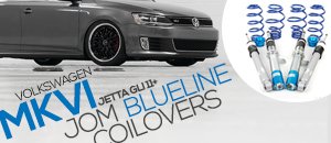 VW MKVI Jetta GLI JOM Blueline Coilovers