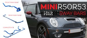MINI R50 R53 H&R Sway Bars