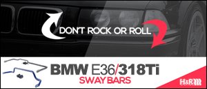 BMW E36 318ti H&R Sway Bars
