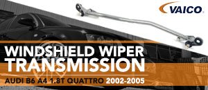 Audi B6 A4 1.8T Vaico Windshield Wiper Transmission