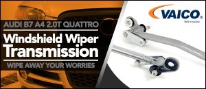 Audi B7 A4 2.0T Vaico Windshield Wiper Transmission